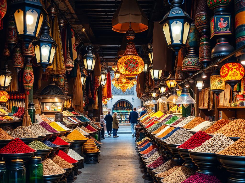 Morocco — Souks, Sahara, and snow-capped Atlas peaks.